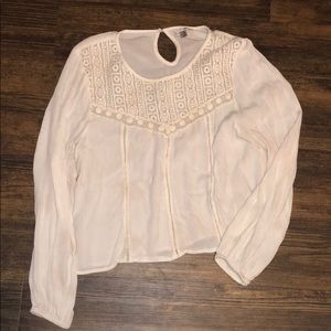 Cream blouse
